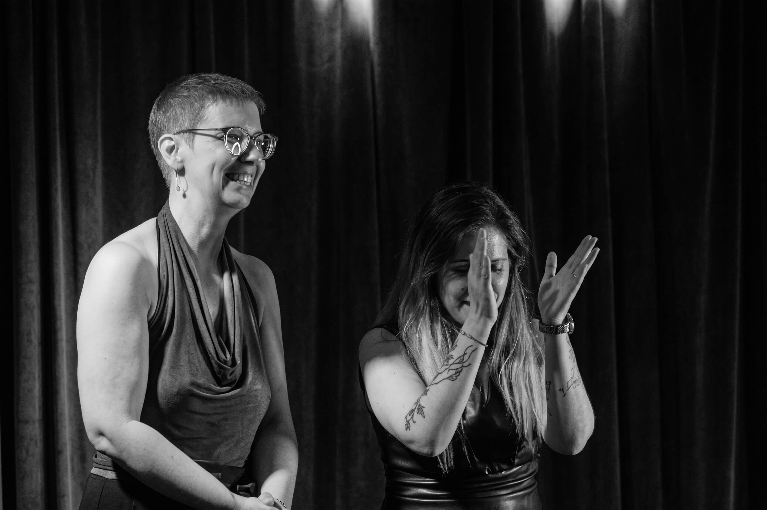Co-Founders Ya'ara & Susanne celebrating